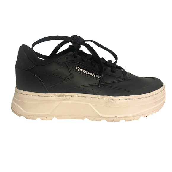 Reebok Classic Club C‎ Double Geo Thick Sole Sneakers Size 6 (3.5 UK, 36 EUR) - Picture 1 of 8